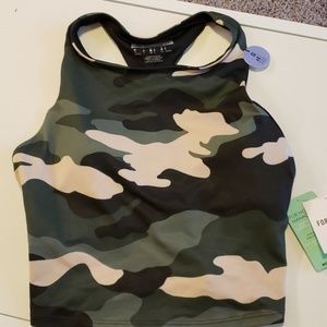 Camo sports bra